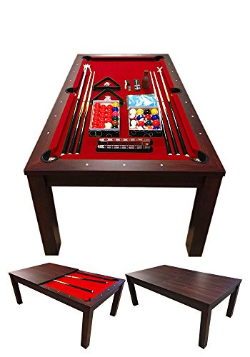 Simba USA Pool Table 7FT Model Vulcan Snooker Full Accessories Brown