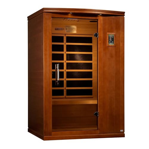 DYNAMIC SAUNAS Madrid Elite 3-Person Infrared Sauna with Bluetooth and LED Control Panel
