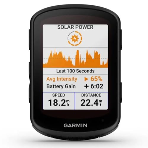 Garmin Edge 840 Solar GPS Cycling Computer Bundle with Sport Towel and Safety Light