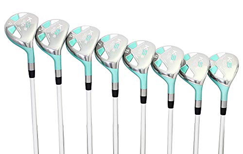 Majek Seafoam Teal Senior Ladies Golf Hybrids Irons Set