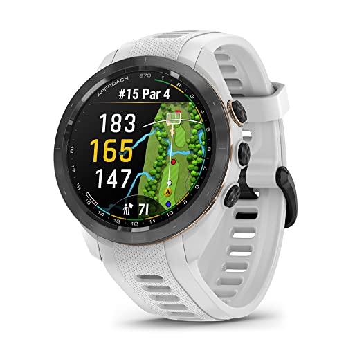Garmin Approach S70 Premium GPS Golf Watch White