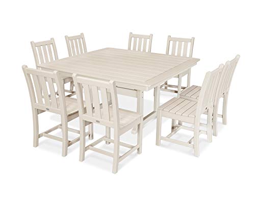 Polywood Traditional Garden Dining Set Sand