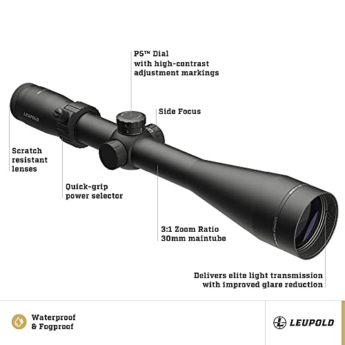 Leupold Mark 3HD 6-18x50mm Side Focus Riflescope TMR