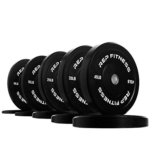 REP Bumper Plates 260 LB Set for Strength and Conditioning Workouts