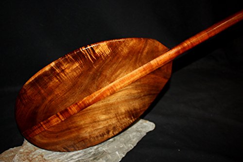 Tikimaster Deep Tone Curly Koa Paddle 50 in T-Handle Made in Hawaii