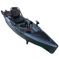 Reel Yaks 11ft Fishing Kayak Pedal Fin Drive Cobalt Black