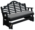 Furniture Barn USA Pine 6' Marlboro Glider Black