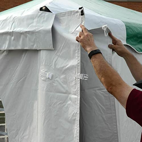 TentandTable 30' x 30' Premium Blockout Sidewall Kit for Canopy Tents White