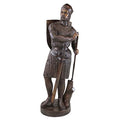 Design Toscano 13th Century Medieval Warrior Soldier Lost Wax Bronze Statue Bronze