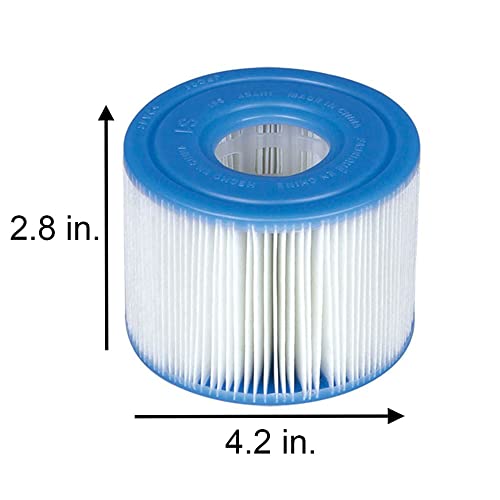 Intex PureSpa Plus Portable Bubble Jet Spa Blue with Headrests & Accessories