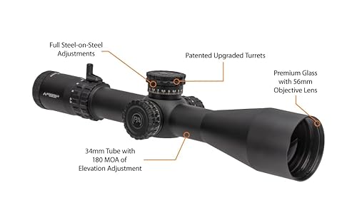 Primary Arms GLX 4.5-27x56 FFP Rifle Scope Black