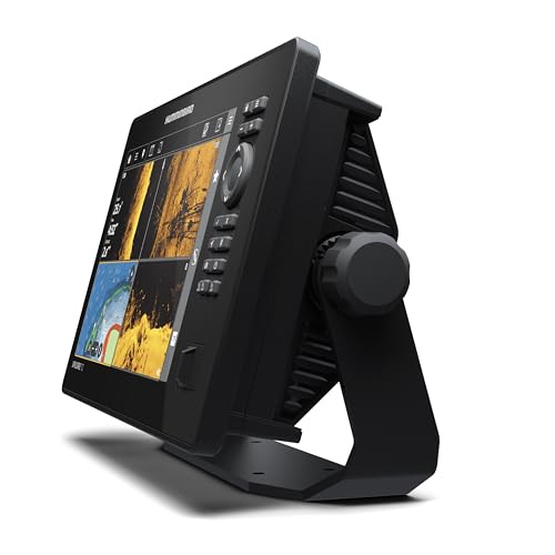 Humminbird XPLORE 10 GPS Fish Finder Head Unit with MEGA Side Imaging+ & HD Touchscreen Display Black