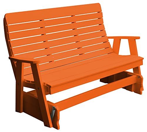 Furniture Barn USA 4' Poly Winston Glider Orange