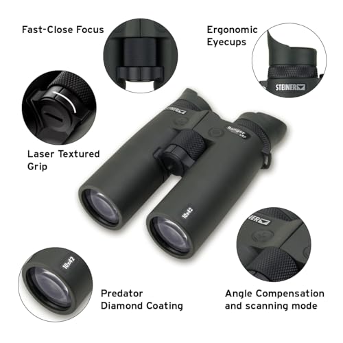 Steiner Predator Series 10x42 Hunting Binoculars with Laser Rangefinding