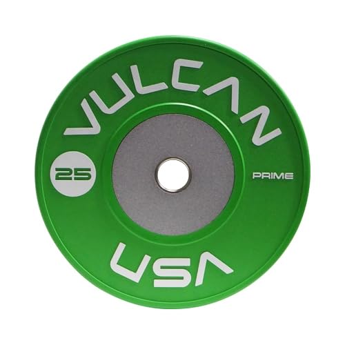 VULCAN Vulcan Prime Color Competition Bumper Plates - 320 lb Set Green Yellow Blue Red
