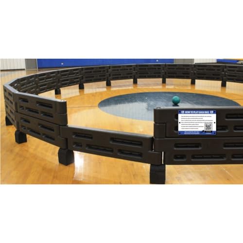 Generic 15' Diameter Portable GaGa Ball Pit with Steel Spikes Black