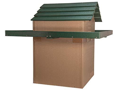 JCs Wildlife X Large Deluxe Poly Barn Owl Box with Exercise Platform Multicolored
