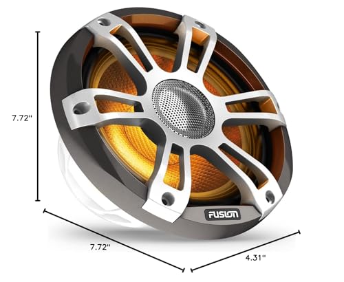 Garmin Fusion® Signature Series 3i 7.7" Marine Coaxial Speakers Pair Sports Gray