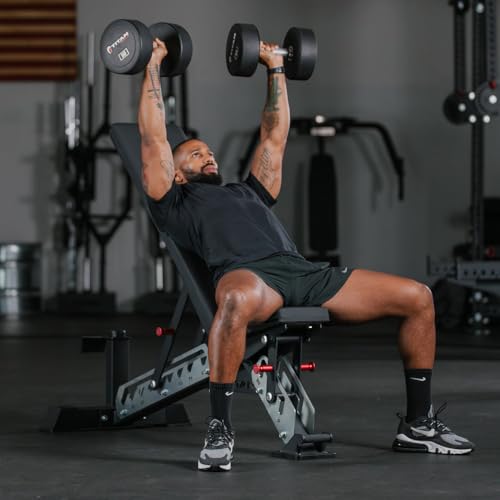 Titan Fitness Adjustable Bench Single Post 600 LB Incline/1000 LB Flat
