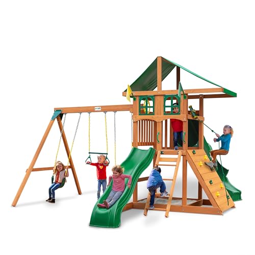Gorilla Playsets Avalon Treehouse Swing Set Cedar