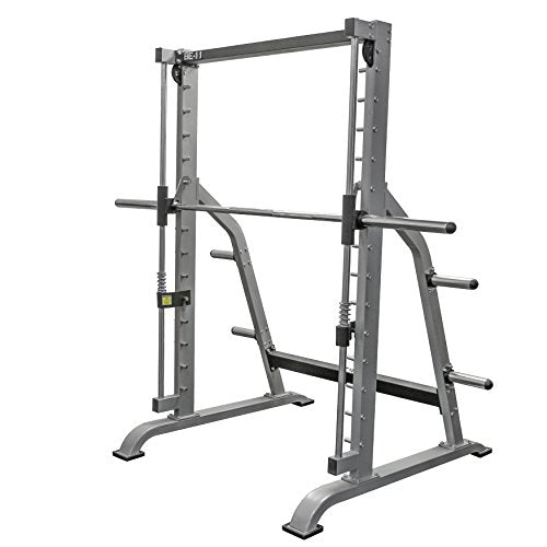 Valor Fitness Smith Machine Multi-Function Power Cage Silver