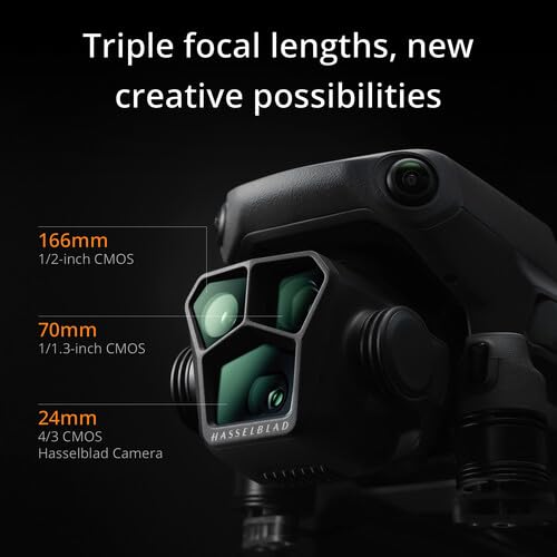 DJI Mavic 3 Pro Drone Fly More Combo Triple-Camera Silver