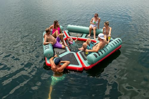 HO Big Atoll Inflatable Dock Grey/Red