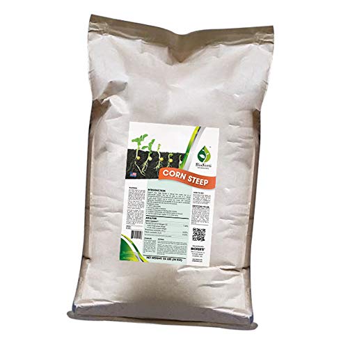 MicrobeBio Soluble Corn Steep Powder Bioferti Organic Fertilizer NPK 7-8-8 55-lb Bag