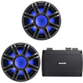 KICKER 12-Inch Premium Marine Subwoofer & 48KXMA8004 Marine Amp Bundle