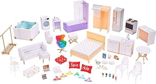 Rainbow High 3-Story Wood Doll House Multicolor