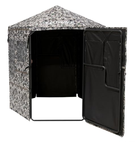Hawk Hunting Warrior Camo Ground Panel Blind 72" L x 78" T