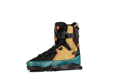 Ronix Wakeboard Binding - Atmos EXP - Intuition - Desert Moss/Ocean - 12 Brown-Blue-Black
