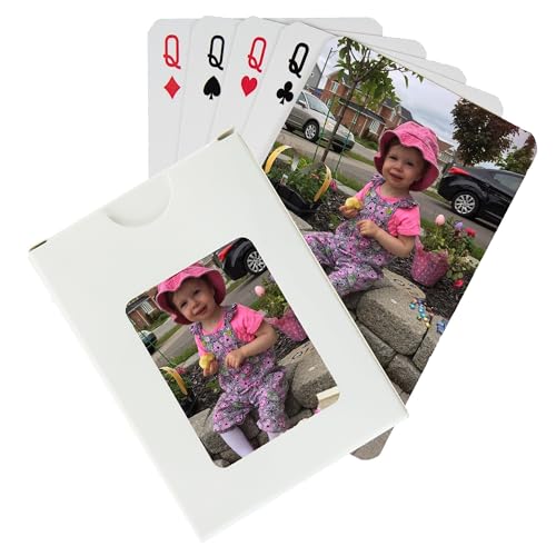 PlayingCardsNow.com Poker Size Playing Cards Deck 50 Pack White