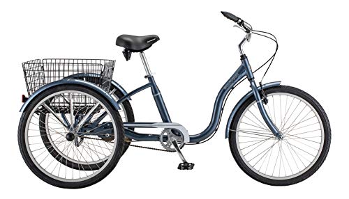 Schwinn Meridian Adult Tricycle Bike Slate Blue (24-Inch Wheels)