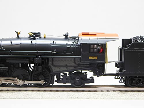 Generic MTH Premier PRR 2-8-2 USRA Light Mikado Steam Locomotive Engine #9628 O Gauge Black