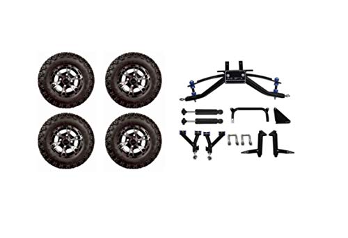 3G Lift Kit Combo with 10" Flash Wheels & Tires for Yamaha Drive/G29 Golf Carts