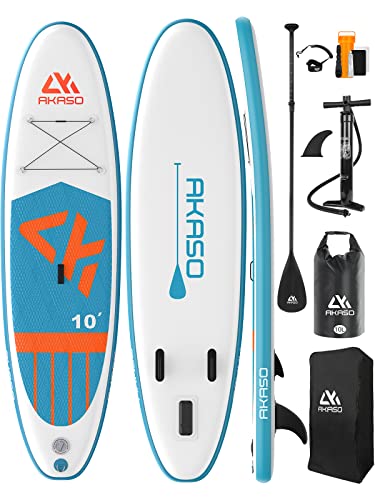 AKASO Inflatable Stand-Up Paddleboard Green
