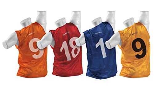 Kwik Goal Youth Numbered Scrimmage Vests 1-50 Royal