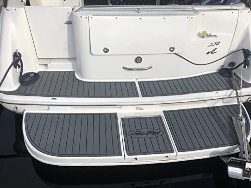Generic Boat EVA Faux Teak Decking Floor Kit for 2012 Sea Ray 260 SD Cockpit