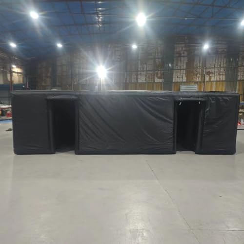 Alessia Cara Large Inflatable Haunted Maze Black (23.6x11.8x6.6ft with Blower)