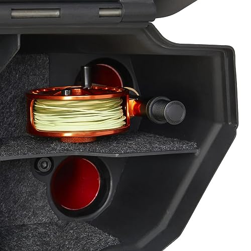 YAKIMA DoubleHaul Customizable Rooftop Fly Rod Carrier with 4 Aluminum Rod Tubes Black