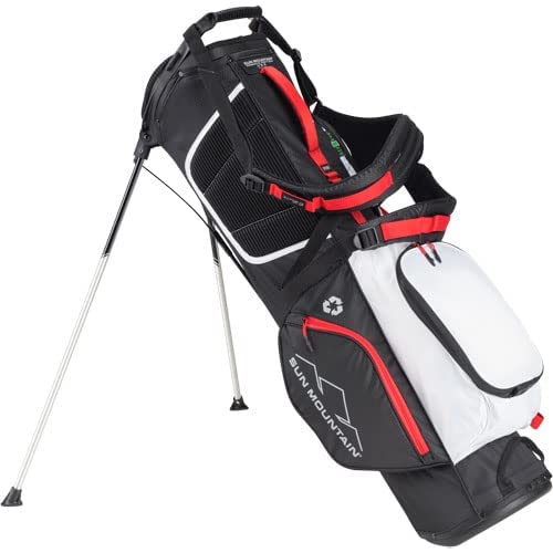 Sun Mountain Eco-Lite Stand Bag Black/White/Red