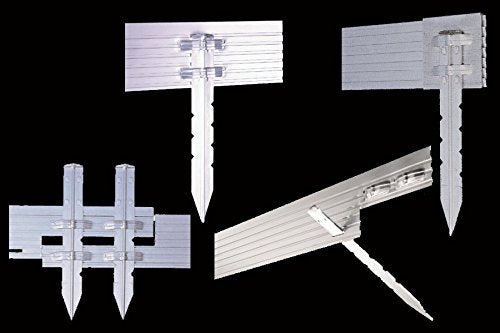 Sure-Loc 1/8" x 4" x 8' Professional Aluminum Landscape Edging Black