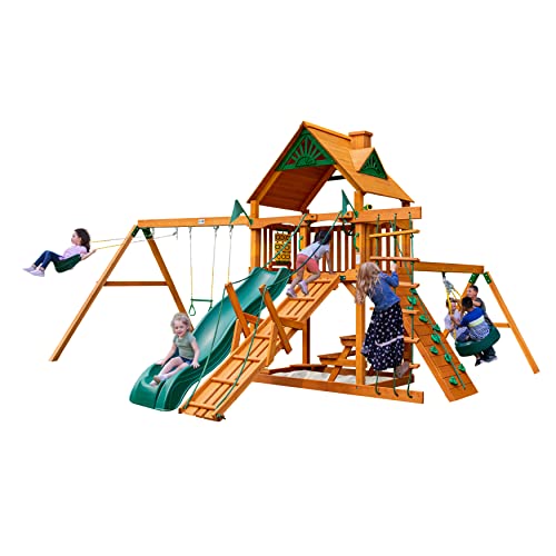 Gorilla Playsets Frontier Wood Swing Set Cedar