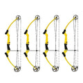 GENESIS Archery Original Adjustable Right-Handed Compound Bow for Beginners & Experts Yellow