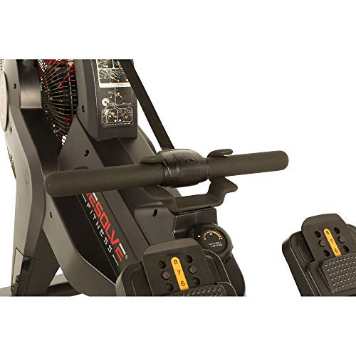 RESOLVE FITNESS R1 Commercial Dual Drive Rower Gray Red Black
