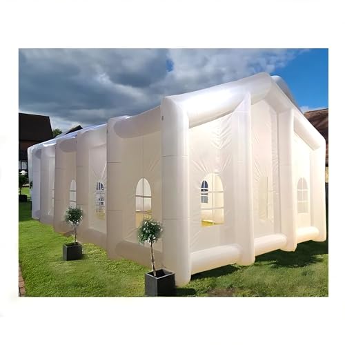 AIRMAT FACTORY Inflatable Wedding Tent Large White Outdoor Gazebo 49ftx29.5ftx20ft
