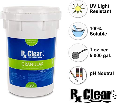 Rx Clear Stabilized Granular Chlorine 1200 lbs for Pools and Spas