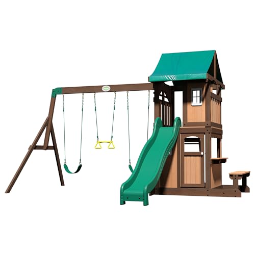 Backyard Discovery Lakewood Cedar Swing Set Multi-Color