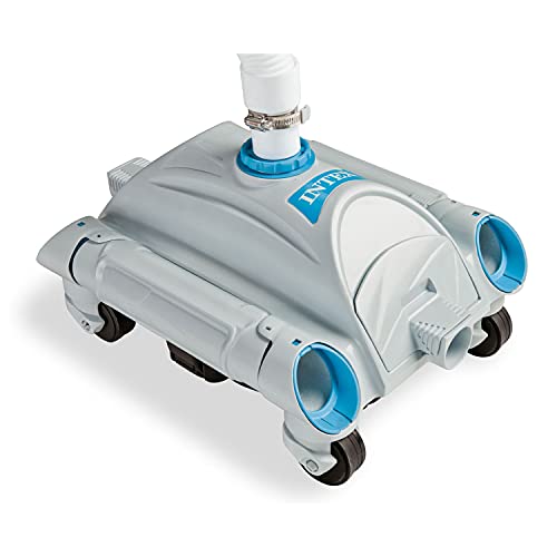 Intex Ultra XTR Rectangular Pool Set with Pump, Vacuum Cleaner & Skimmer Gray
